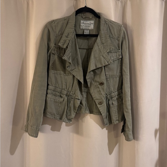 Women's American Olive Green Jacket - Picture 1 of 6